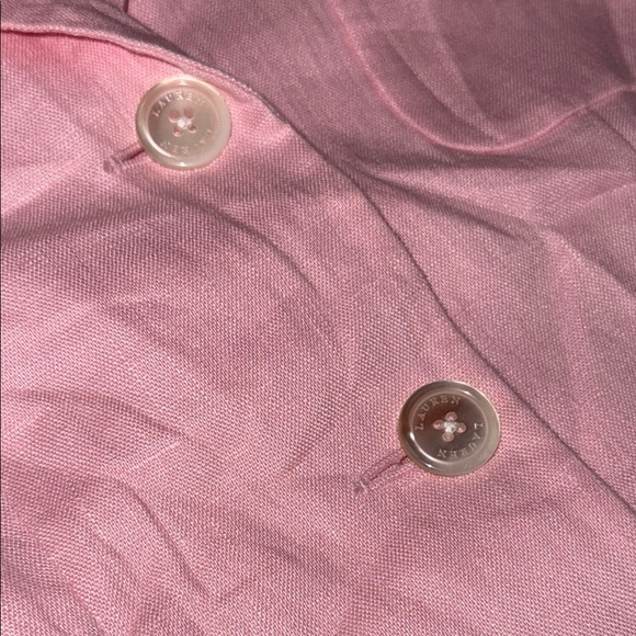 Ralph Lauren 100% Linen Pink Blazer and Pants Set - Picture 6 of 15